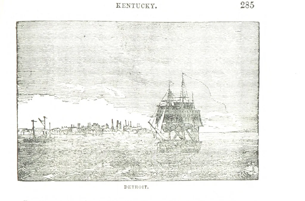 An illustration from Border Wars of the West. Comprising the frontier wars of Pennsylvania, Virginia, Kentucky, Ohio, Indiana, Illinois, Tennessee and Wisconsin, etc, 1853, leaf 295