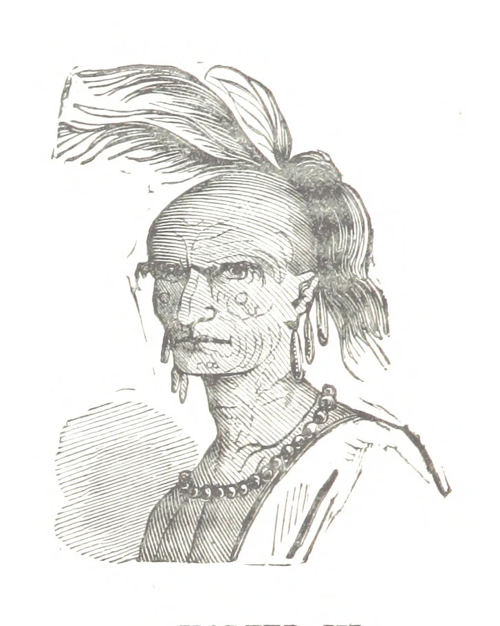 An illustration from Border Wars of the West. Comprising the frontier wars of Pennsylvania, Virginia, Kentucky, Ohio, Indiana, Illinois, Tennessee and Wisconsin, etc, 1853, leaf 304