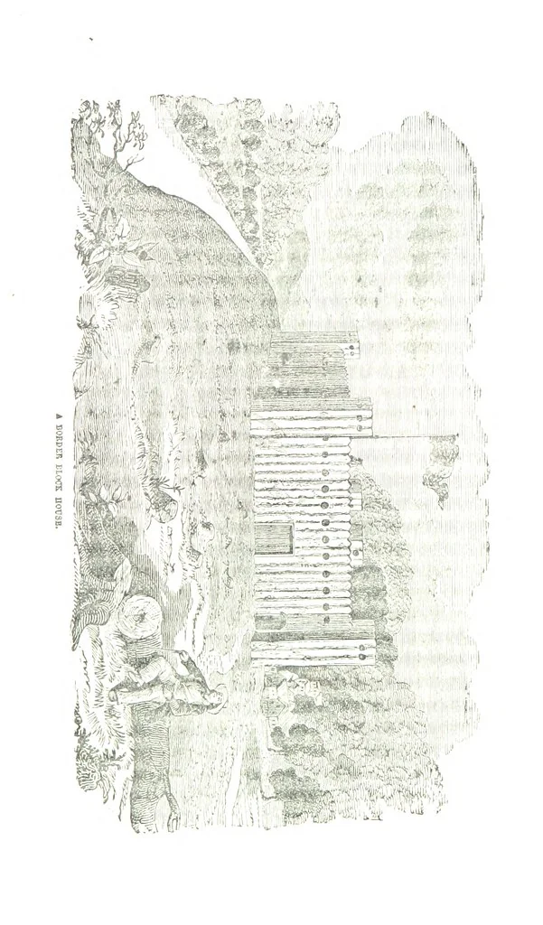 An illustration from Border Wars of the West. Comprising the frontier wars of Pennsylvania, Virginia, Kentucky, Ohio, Indiana, Illinois, Tennessee and Wisconsin, etc, 1853, leaf 371
