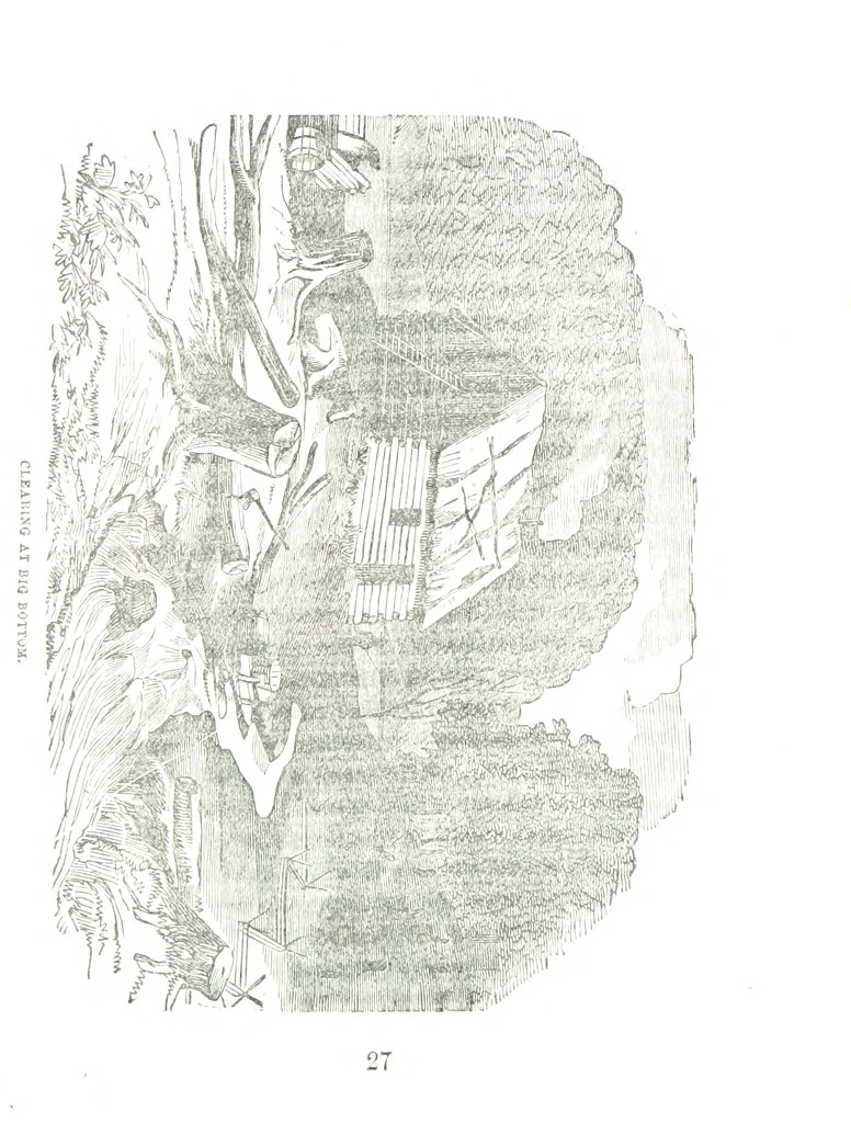 An illustration from Border Wars of the West. Comprising the frontier wars of Pennsylvania, Virginia, Kentucky, Ohio, Indiana, Illinois, Tennessee and Wisconsin, etc, 1853, leaf 427