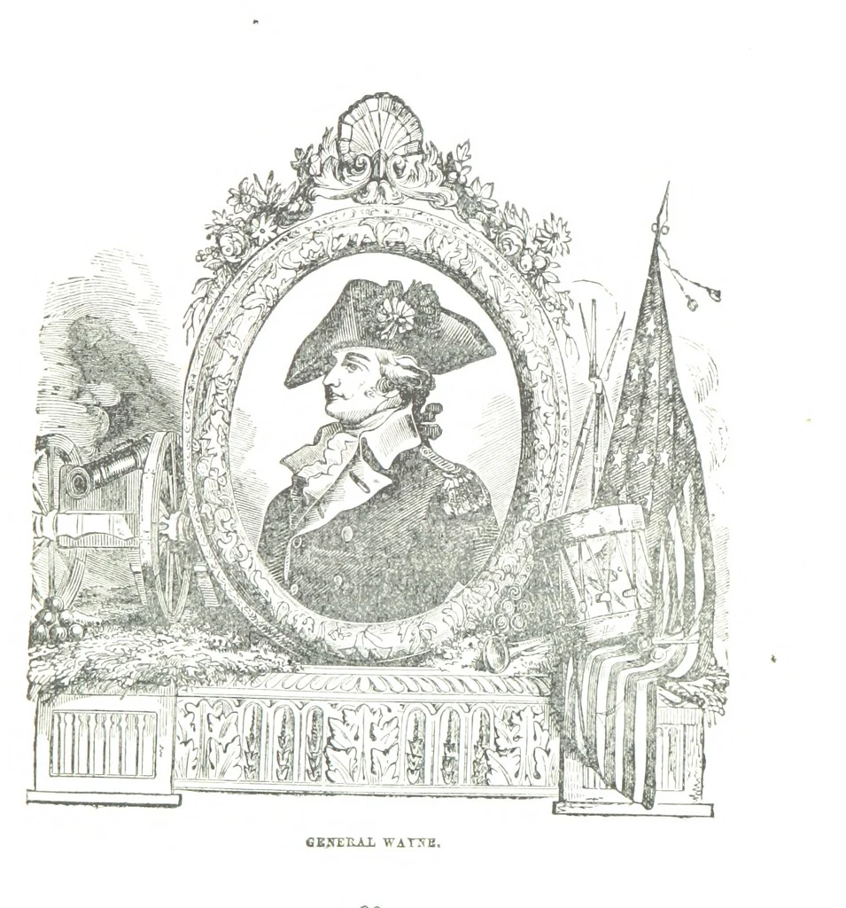 An illustration from Border Wars of the West. Comprising the frontier wars of Pennsylvania, Virginia, Kentucky, Ohio, Indiana, Illinois, Tennessee and Wisconsin, etc, 1853, leaf 459