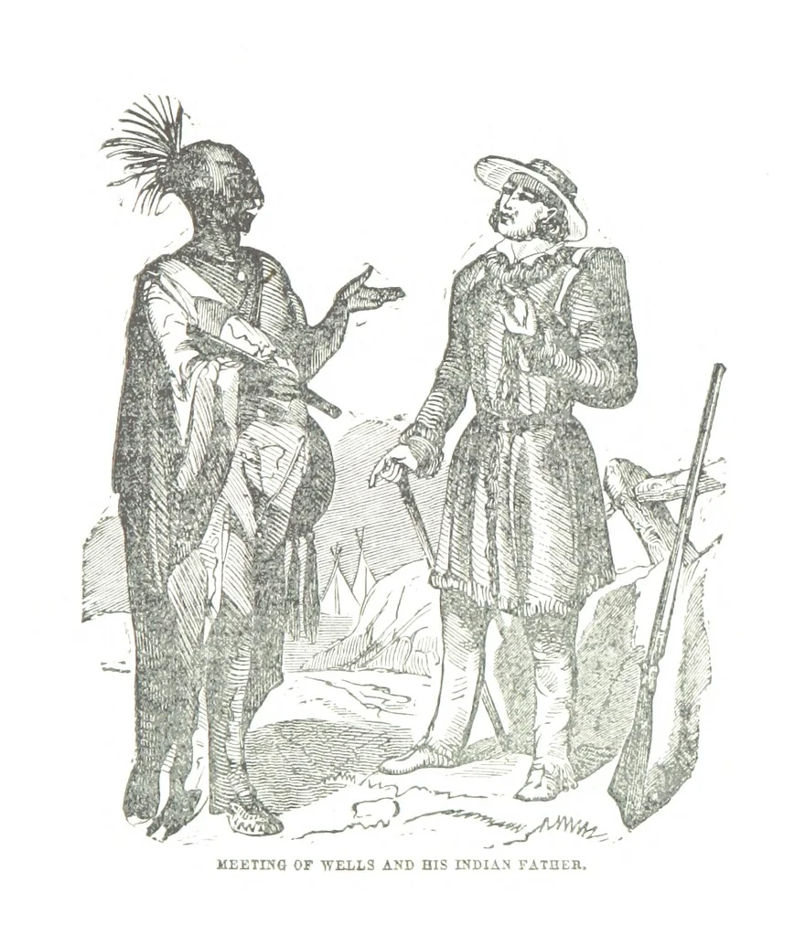 An illustration from Border Wars of the West. Comprising the frontier wars of Pennsylvania, Virginia, Kentucky, Ohio, Indiana, Illinois, Tennessee and Wisconsin, etc, 1853, leaf 473