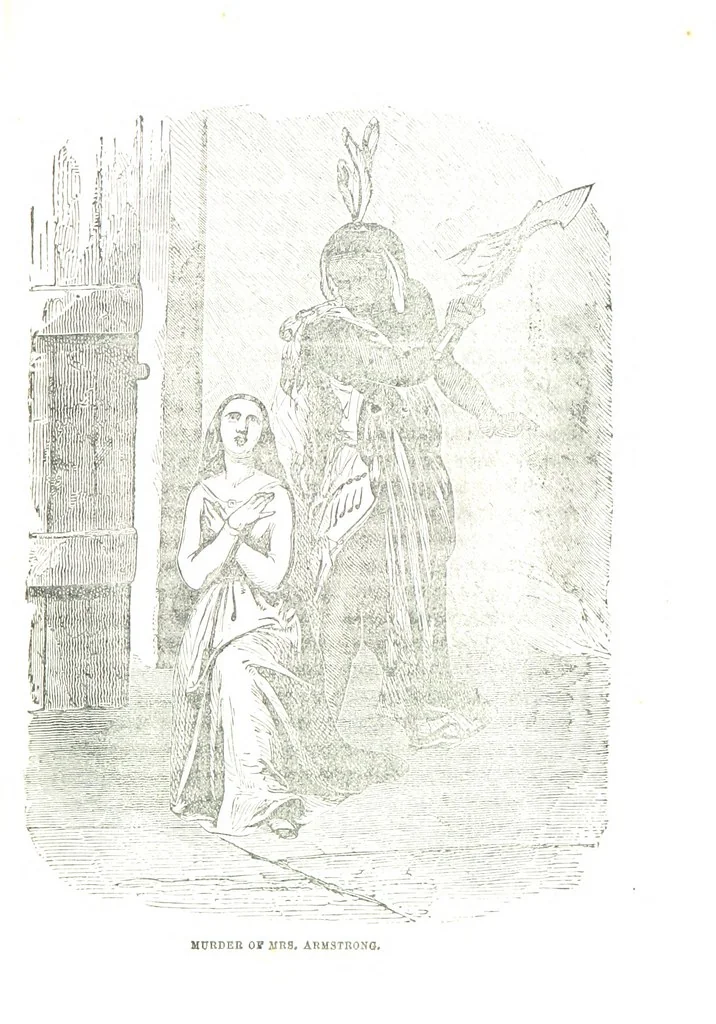 An illustration from Border Wars of the West. Comprising the frontier wars of Pennsylvania, Virginia, Kentucky, Ohio, Indiana, Illinois, Tennessee and Wisconsin, etc, 1853, leaf 487