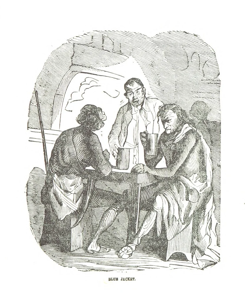An illustration from Border Wars of the West. Comprising the frontier wars of Pennsylvania, Virginia, Kentucky, Ohio, Indiana, Illinois, Tennessee and Wisconsin, etc, 1853, leaf 493