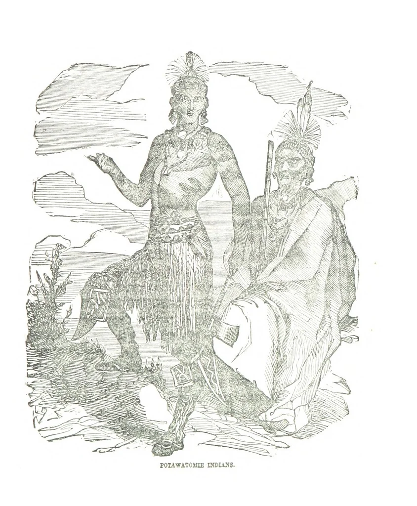 An illustration from Border Wars of the West. Comprising the frontier wars of Pennsylvania, Virginia, Kentucky, Ohio, Indiana, Illinois, Tennessee and Wisconsin, etc, 1853, leaf 515
