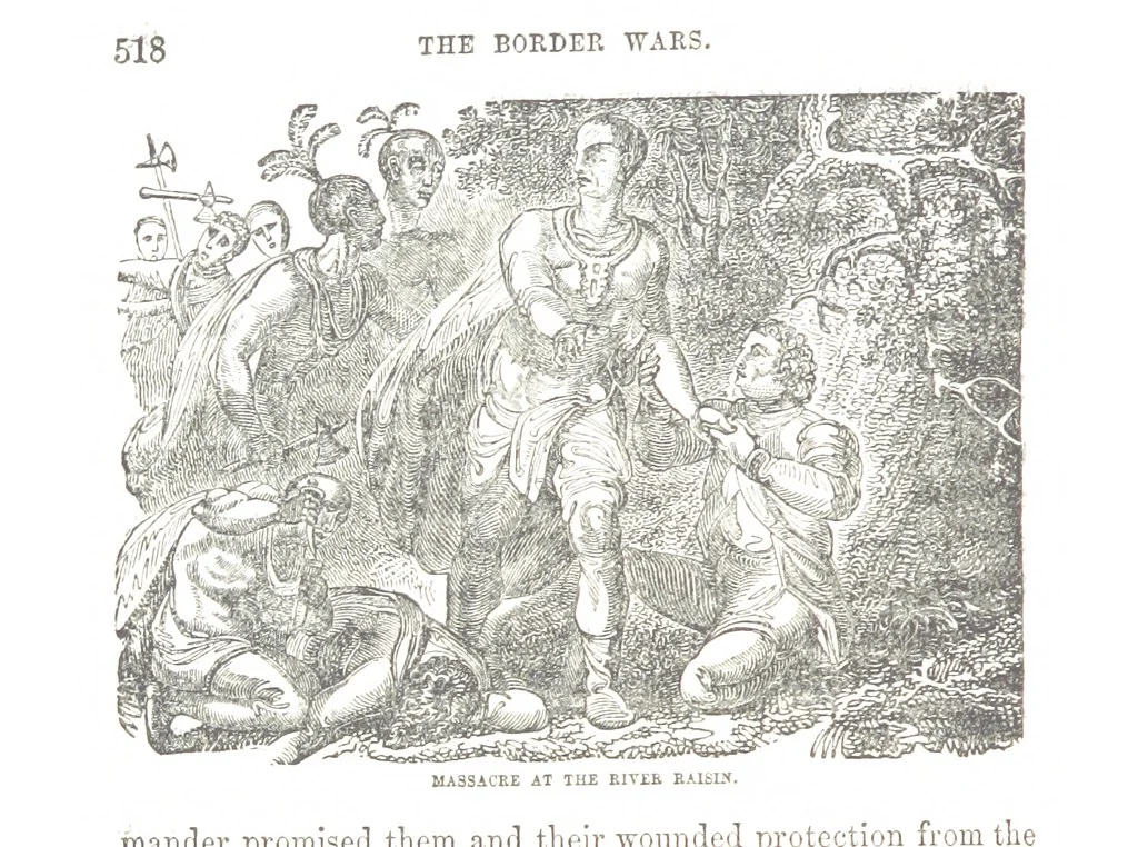 An illustration from Border Wars of the West. Comprising the frontier wars of Pennsylvania, Virginia, Kentucky, Ohio, Indiana, Illinois, Tennessee and Wisconsin, etc, 1853, leaf 528