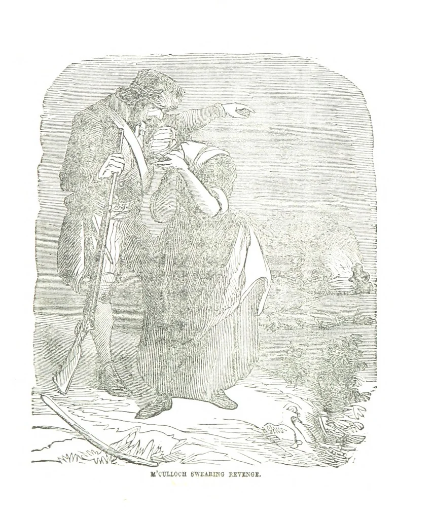 An illustration from Border Wars of the West. Comprising the frontier wars of Pennsylvania, Virginia, Kentucky, Ohio, Indiana, Illinois, Tennessee and Wisconsin, etc, 1853, leaf 537