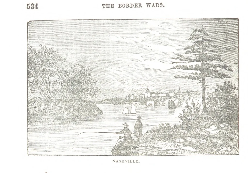 An illustration from Border Wars of the West. Comprising the frontier wars of Pennsylvania, Virginia, Kentucky, Ohio, Indiana, Illinois, Tennessee and Wisconsin, etc, 1853, leaf 544