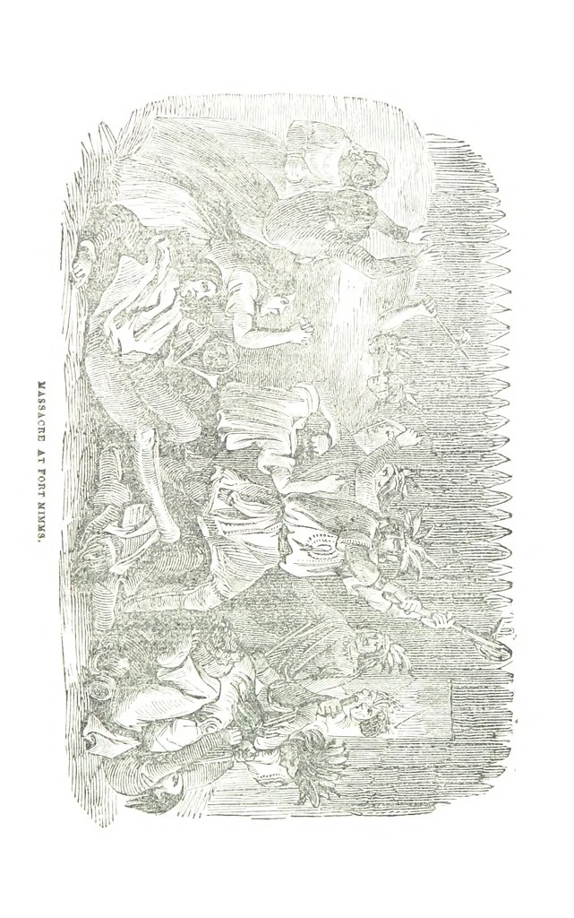 An illustration from Border Wars of the West. Comprising the frontier wars of Pennsylvania, Virginia, Kentucky, Ohio, Indiana, Illinois, Tennessee and Wisconsin, etc, 1853, leaf 549