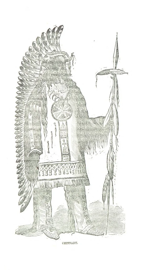 An illustration from Border Wars of the West. Comprising the frontier wars of Pennsylvania, Virginia, Kentucky, Ohio, Indiana, Illinois, Tennessee and Wisconsin, etc, 1853, leaf 565