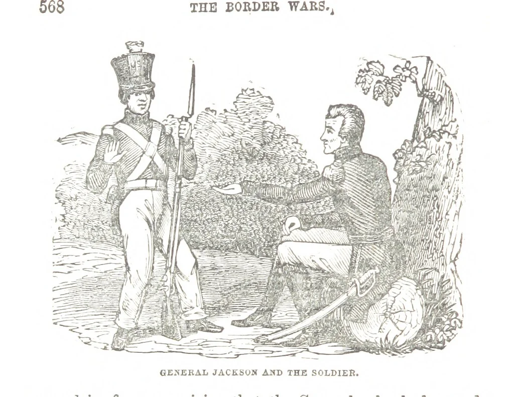 An illustration from Border Wars of the West. Comprising the frontier wars of Pennsylvania, Virginia, Kentucky, Ohio, Indiana, Illinois, Tennessee and Wisconsin, etc, 1853, leaf 578