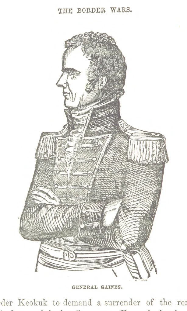An illustration from Border Wars of the West. Comprising the frontier wars of Pennsylvania, Virginia, Kentucky, Ohio, Indiana, Illinois, Tennessee and Wisconsin, etc, 1853, leaf 610