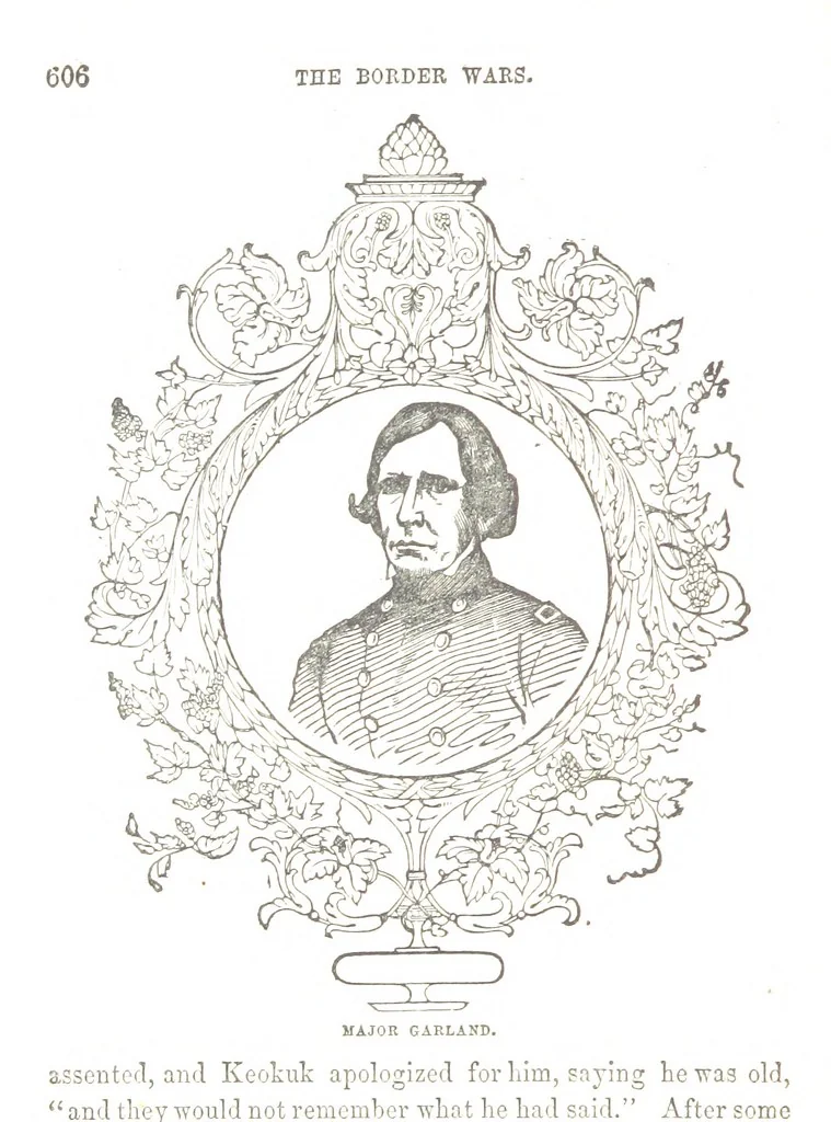 An illustration from Border Wars of the West. Comprising the frontier wars of Pennsylvania, Virginia, Kentucky, Ohio, Indiana, Illinois, Tennessee and Wisconsin, etc, 1853, leaf 616