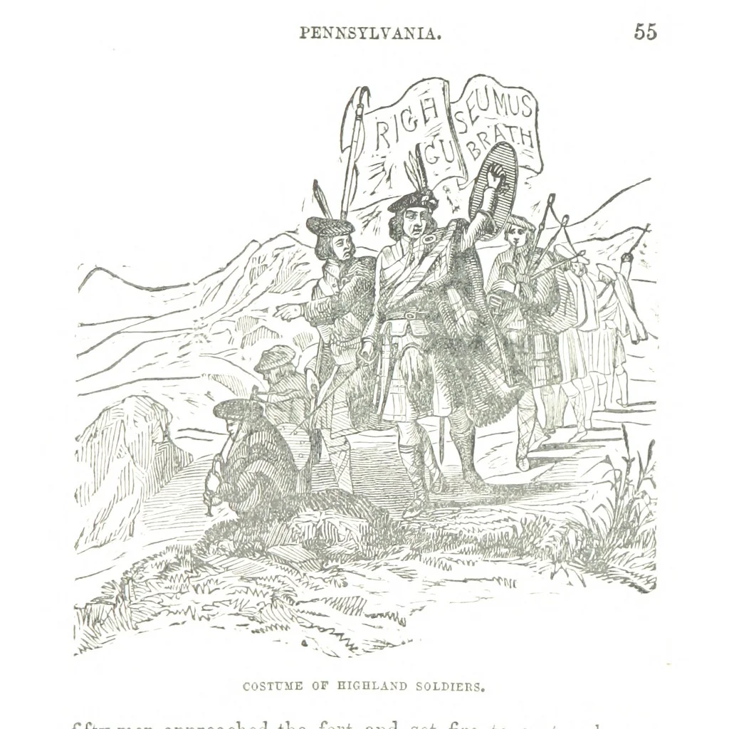 An illustration from Border Wars of the West. Comprising the frontier wars of Pennsylvania, Virginia, Kentucky, Ohio, Indiana, Illinois, Tennessee and Wisconsin, etc, 1853, leaf 65