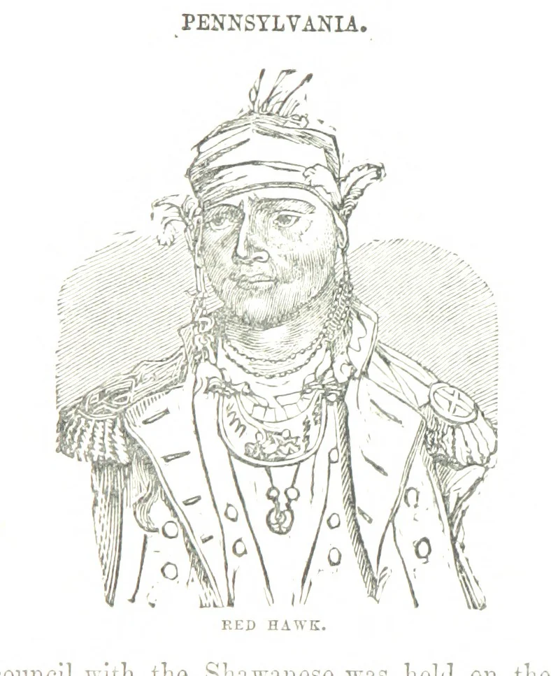 An illustration from Border Wars of the West. Comprising the frontier wars of Pennsylvania, Virginia, Kentucky, Ohio, Indiana, Illinois, Tennessee and Wisconsin, etc, 1853, leaf 93