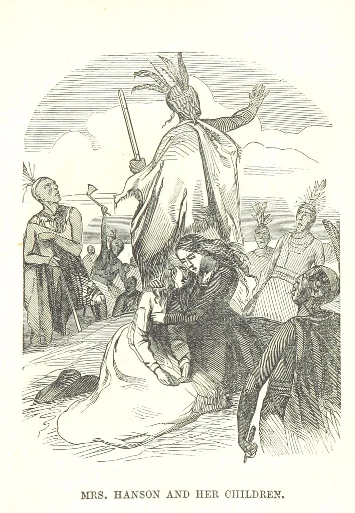 An illustration from Illustrated Historical Sketches of the Indians, exhibiting their manners and customs on the battle field, and in the Wigwam ... From the best authorities, 1857, leaf 101