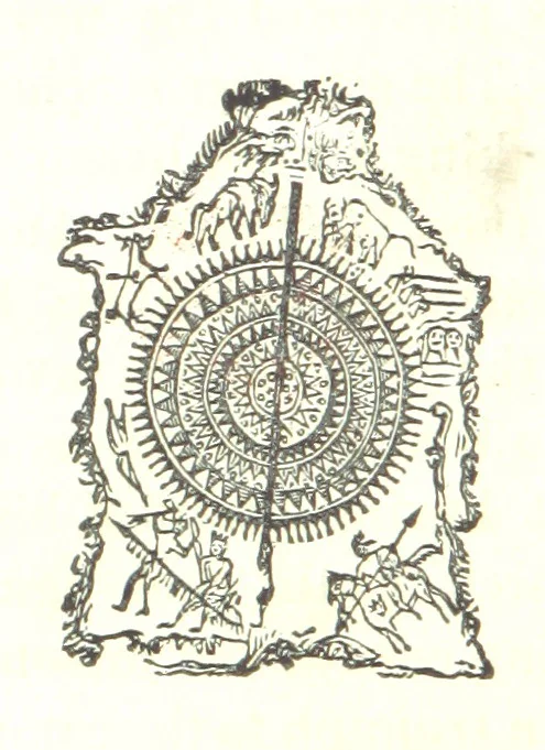An illustration from Illustrated Historical Sketches of the Indians, exhibiting their manners and customs on the battle field, and in the Wigwam ... From the best authorities, 1857, leaf 146