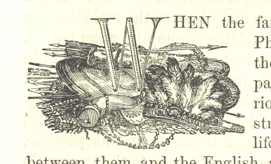 An illustration from Illustrated Historical Sketches of the Indians, exhibiting their manners and customs on the battle field, and in the Wigwam ... From the best authorities, 1857, leaf 149