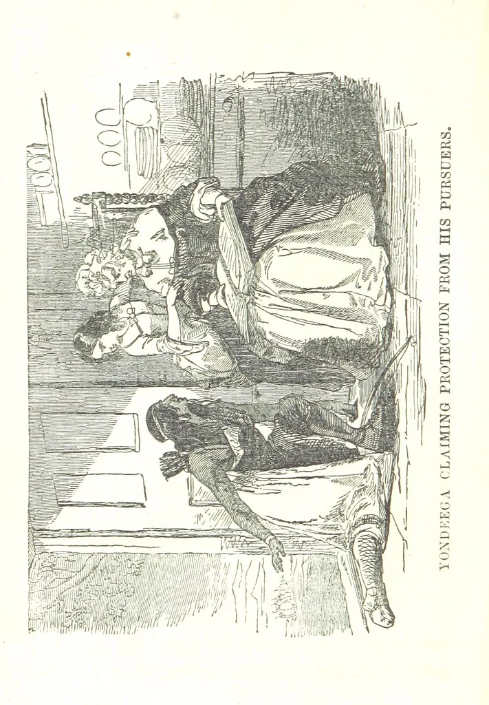 An illustration from Illustrated Historical Sketches of the Indians, exhibiting their manners and customs on the battle field, and in the Wigwam ... From the best authorities, 1857, leaf 194