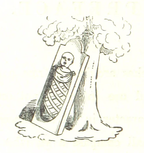 An illustration from Illustrated Historical Sketches of the Indians, exhibiting their manners and customs on the battle field, and in the Wigwam ... From the best authorities, 1857, leaf 20