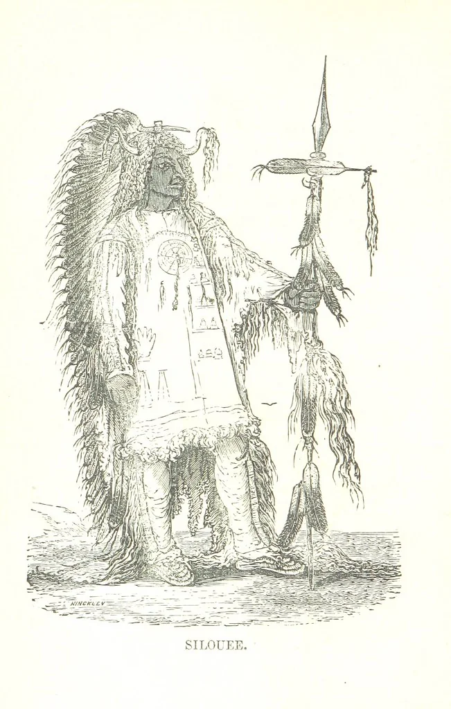An illustration from Illustrated Historical Sketches of the Indians, exhibiting their manners and customs on the battle field, and in the Wigwam ... From the best authorities, 1857, leaf 30