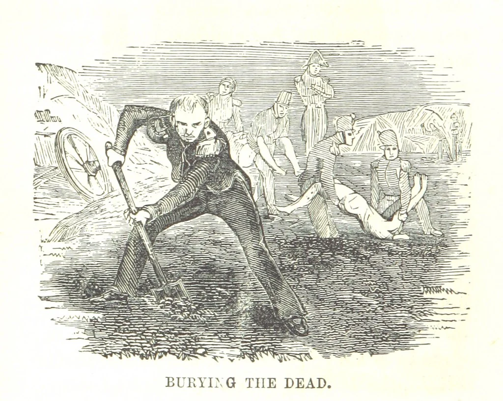 An illustration from Illustrated Historical Sketches of the Indians, exhibiting their manners and customs on the battle field, and in the Wigwam ... From the best authorities, 1857, leaf 300