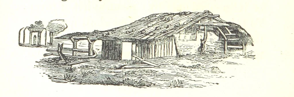 An illustration from Illustrated Historical Sketches of the Indians, exhibiting their manners and customs on the battle field, and in the Wigwam ... From the best authorities, 1857, leaf 368