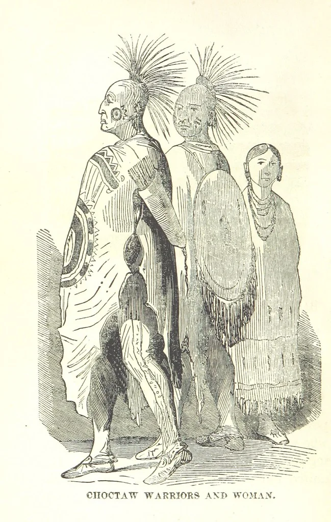 An illustration from Illustrated Historical Sketches of the Indians, exhibiting their manners and customs on the battle field, and in the Wigwam ... From the best authorities, 1857, leaf 400