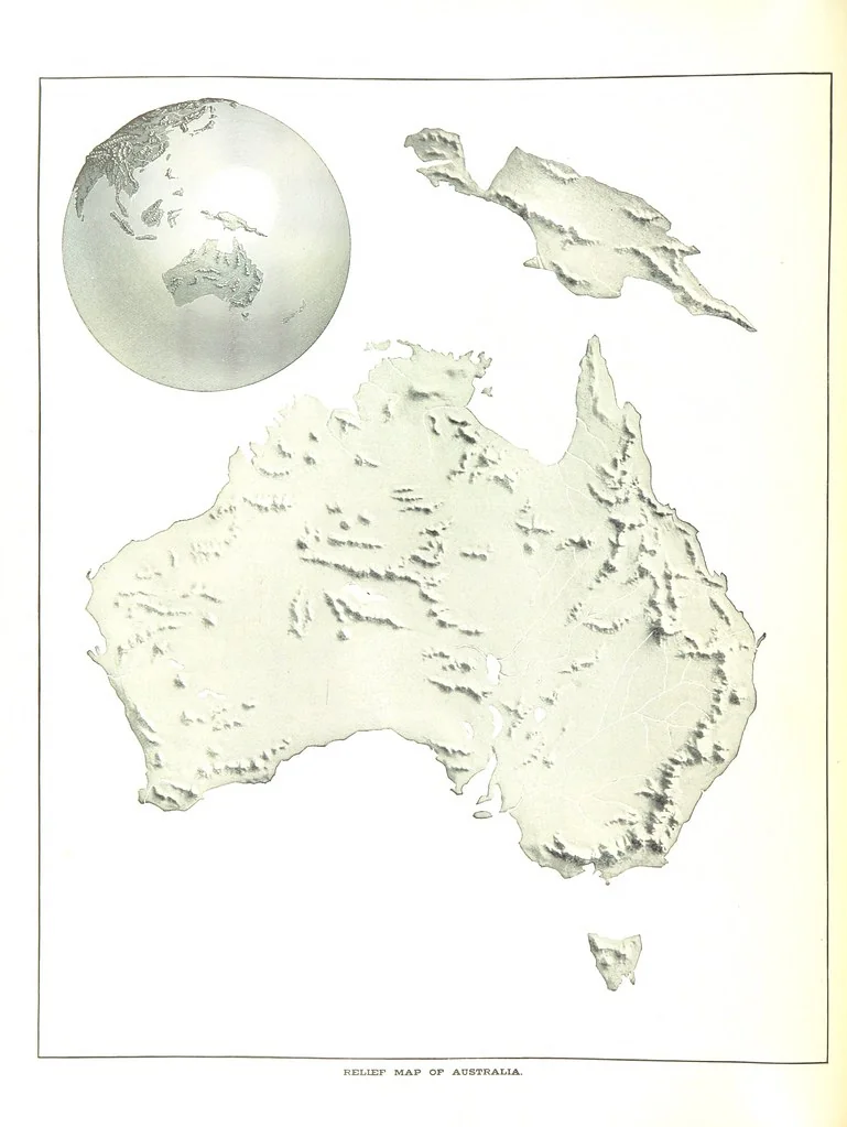 An illustration from Advanced Geography, 1899, leaf 100