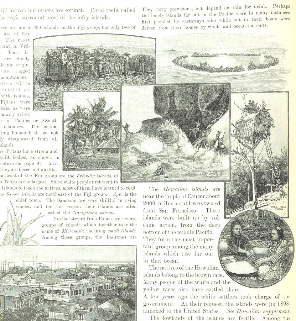 An illustration from Advanced Geography, 1899, leaf 102