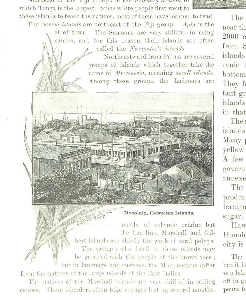An illustration from Advanced Geography, 1899, leaf 102