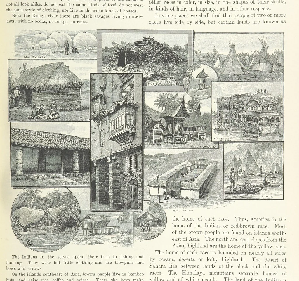 An illustration from Advanced Geography, 1899, leaf 103