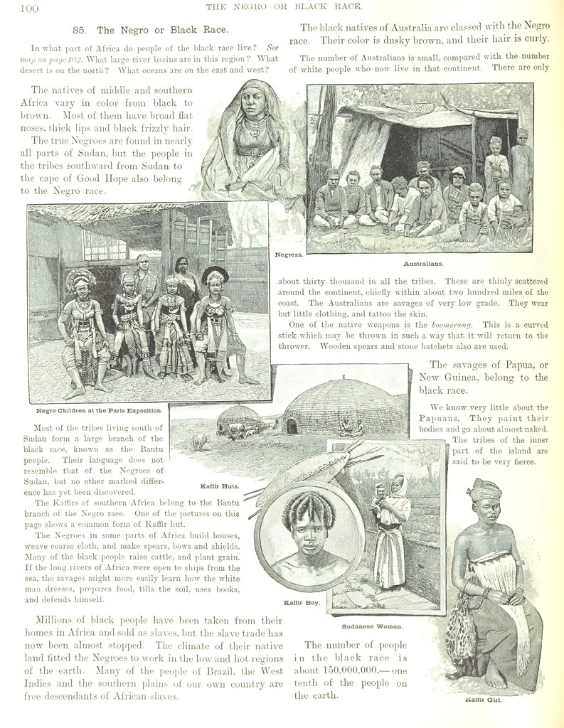 An illustration from Advanced Geography, 1899, leaf 104