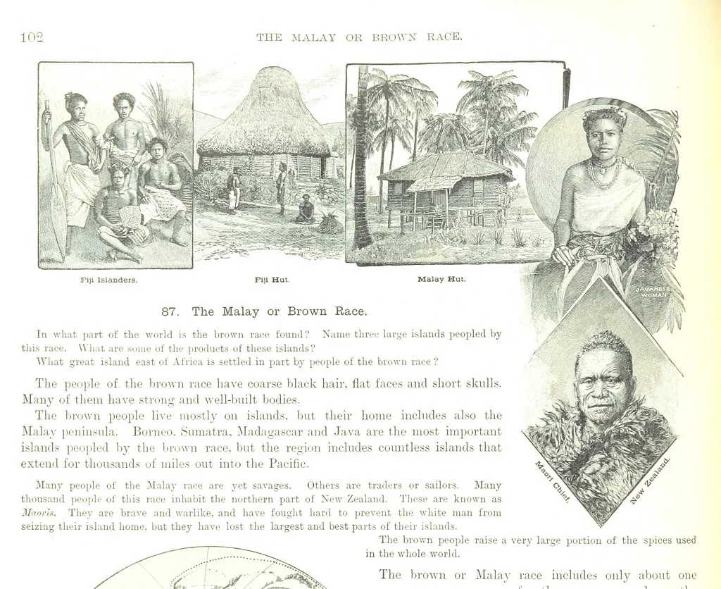 An illustration from Advanced Geography, 1899, leaf 106
