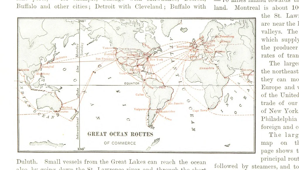 An illustration from Advanced Geography, 1899, leaf 124