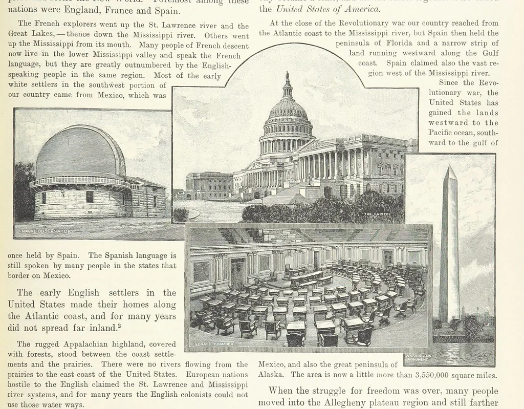 An illustration from Advanced Geography, 1899, leaf 127