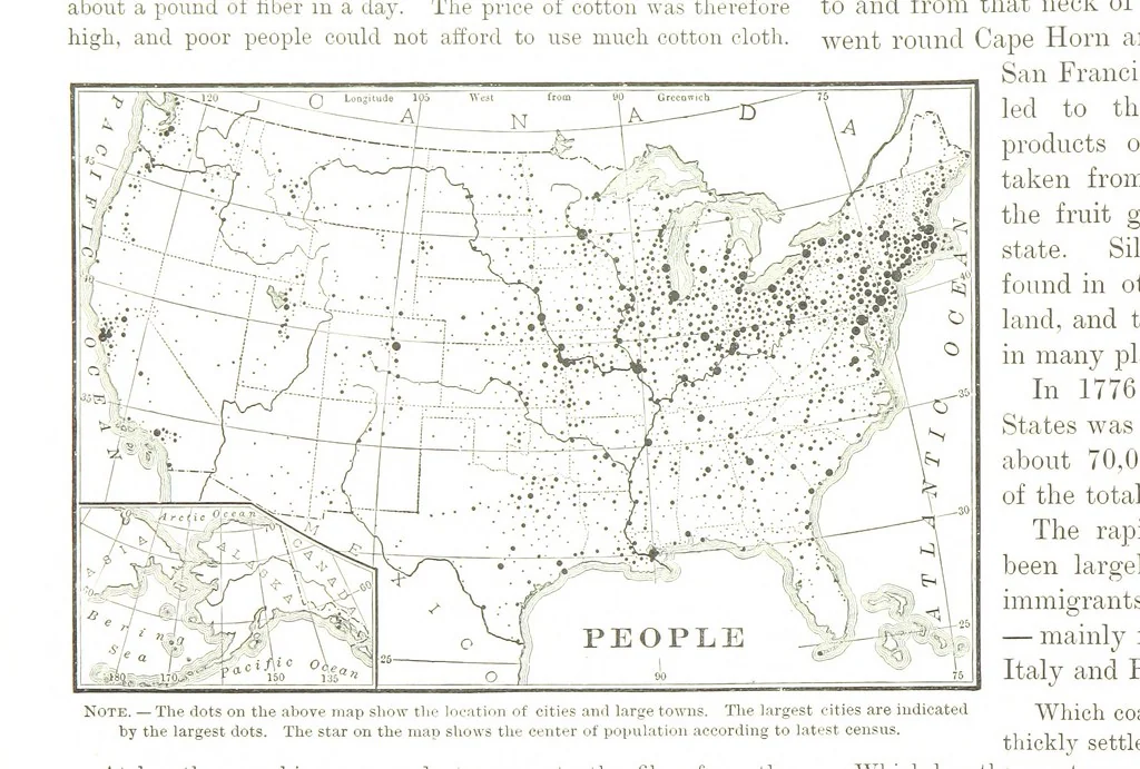 An illustration from Advanced Geography, 1899, leaf 128