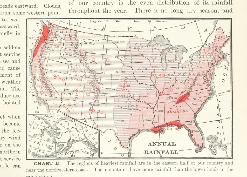 An illustration from Advanced Geography, 1899, leaf 133