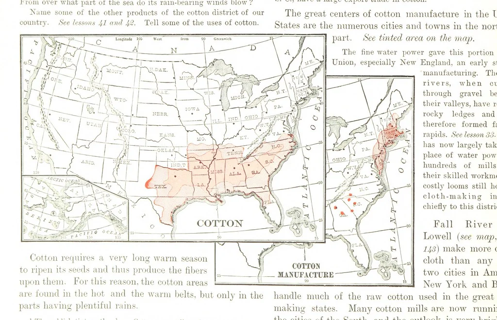 An illustration from Advanced Geography, 1899, leaf 134
