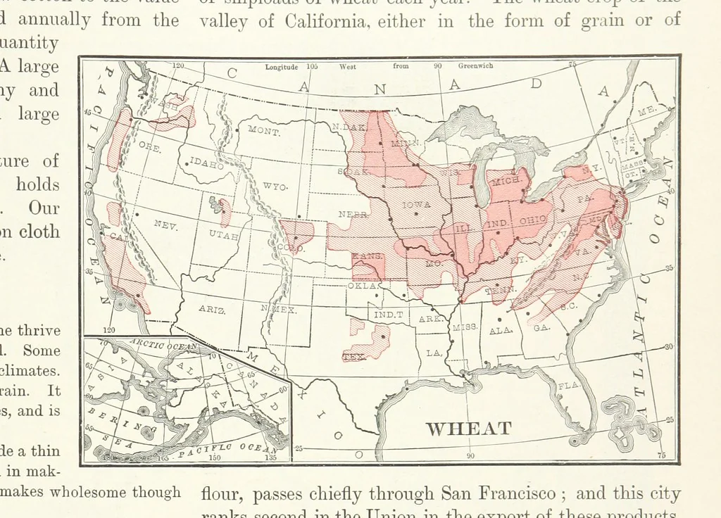 An illustration from Advanced Geography, 1899, leaf 135