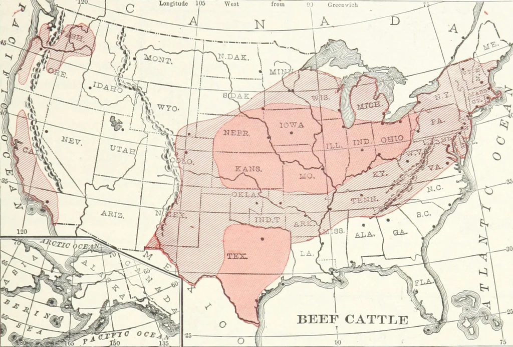 An illustration from Advanced Geography, 1899, leaf 139
