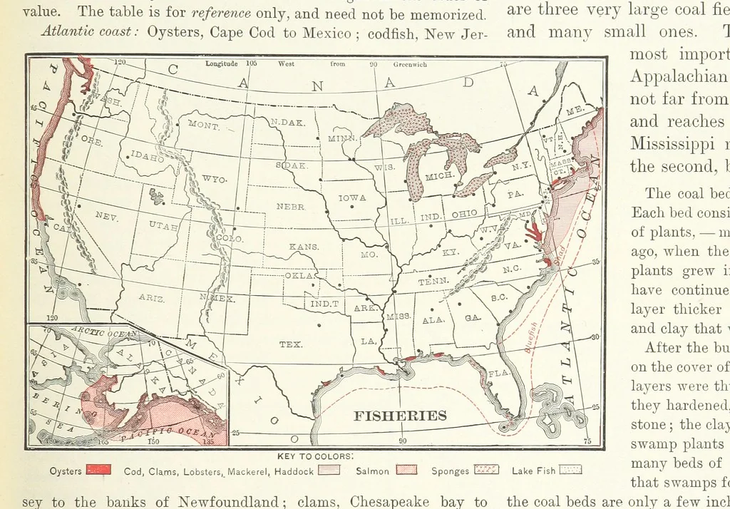 An illustration from Advanced Geography, 1899, leaf 141
