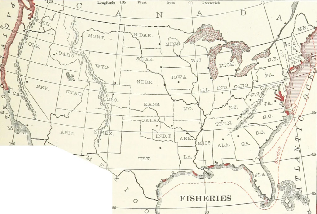 An illustration from Advanced Geography, 1899, leaf 141