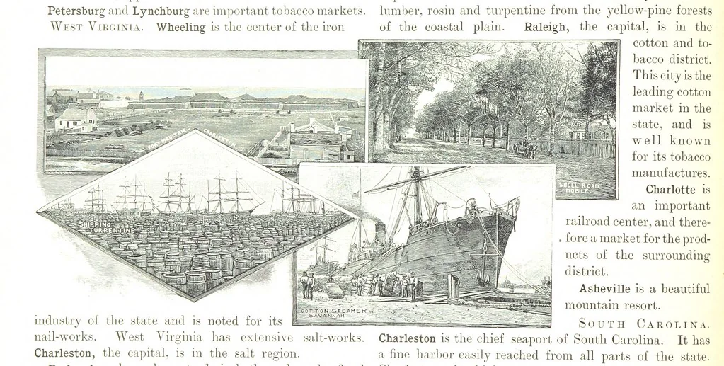 An illustration from Advanced Geography, 1899, leaf 150