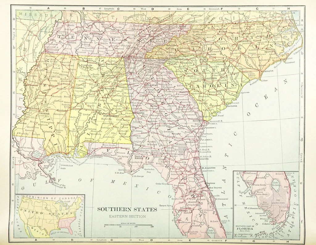 An illustration from Advanced Geography, 1899, leaf 151