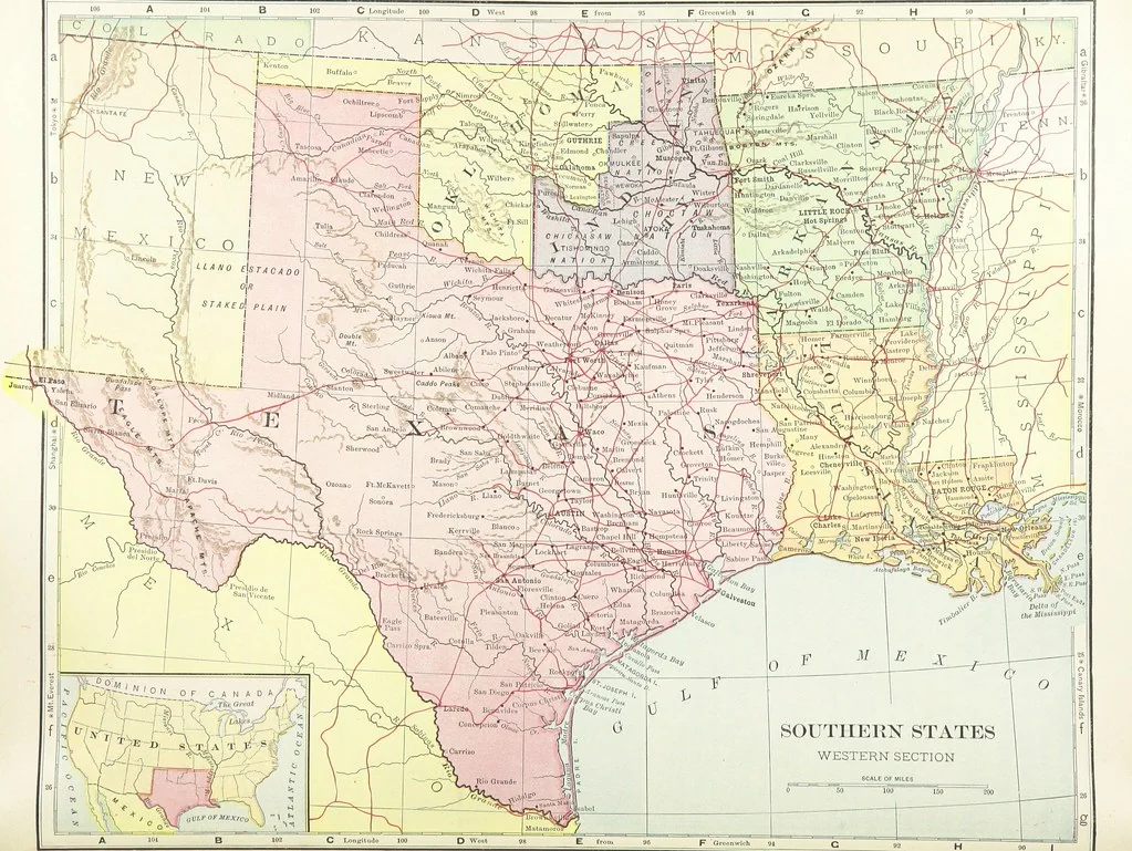 An illustration from Advanced Geography, 1899, leaf 153