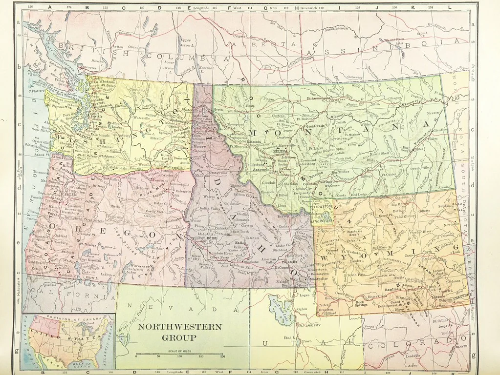 An illustration from Advanced Geography, 1899, leaf 163