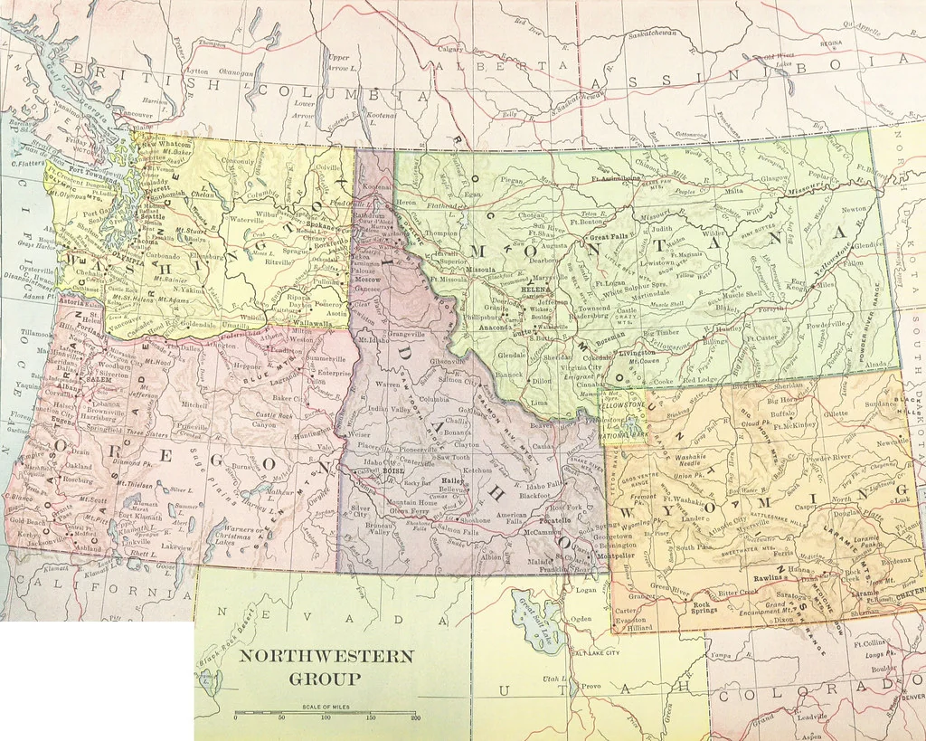 An illustration from Advanced Geography, 1899, leaf 163