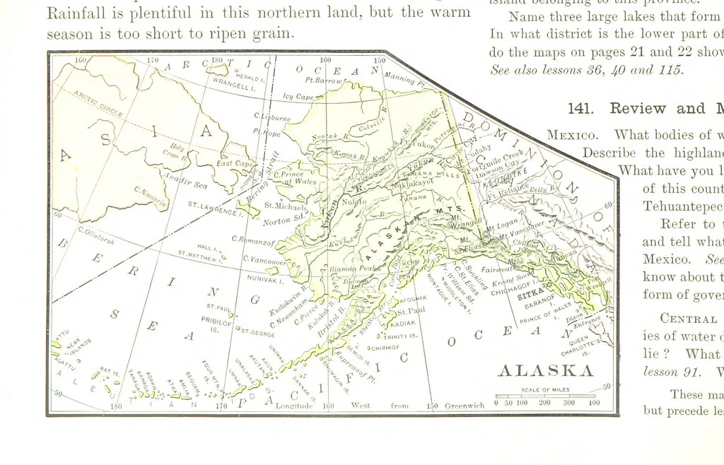 An illustration from Advanced Geography, 1899, leaf 164