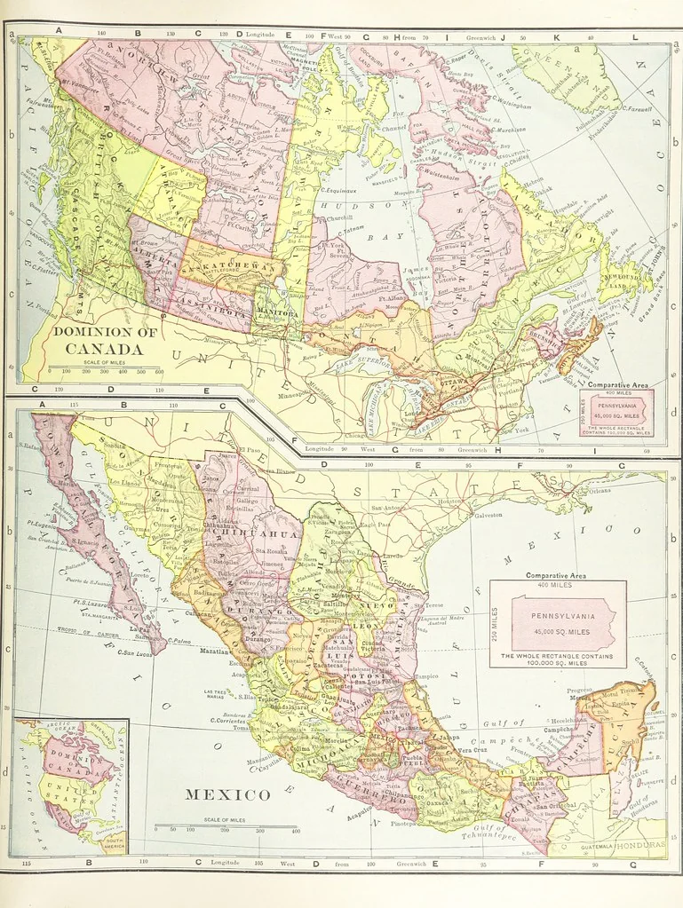 An illustration from Advanced Geography, 1899, leaf 165